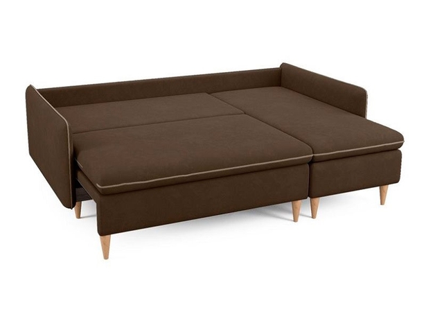 Угловой диван-кровать Enkel (правый) разложенный