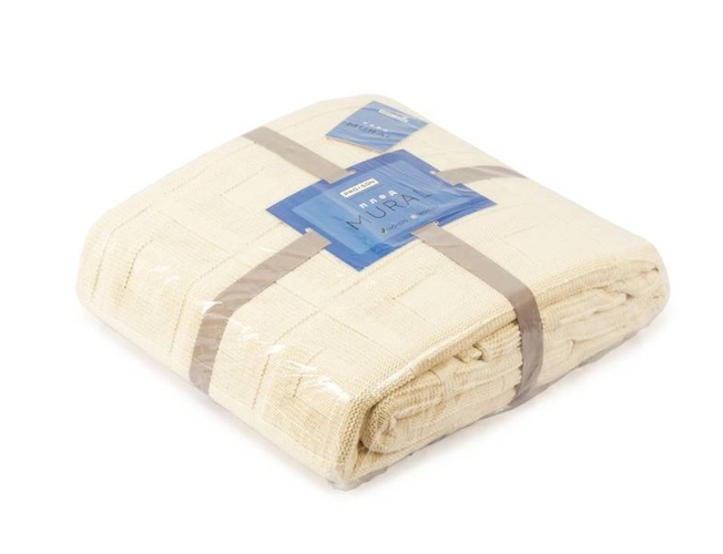 Плед Mural бежевый