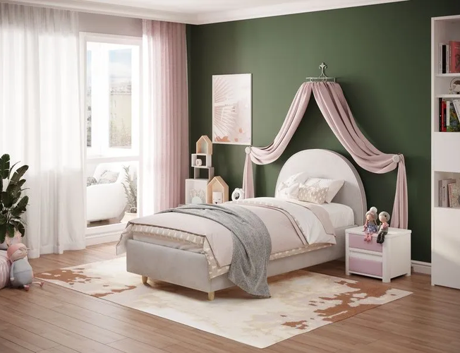 Детская односпальная кровать Candy