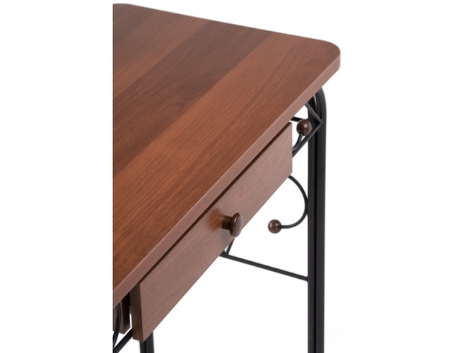 Туалетный столик Клео 3 черный/орех (Арт.446222)