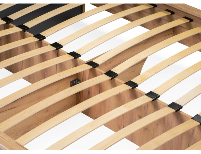 Парящая кровать Клауд дуб крафт золотой / антрацит