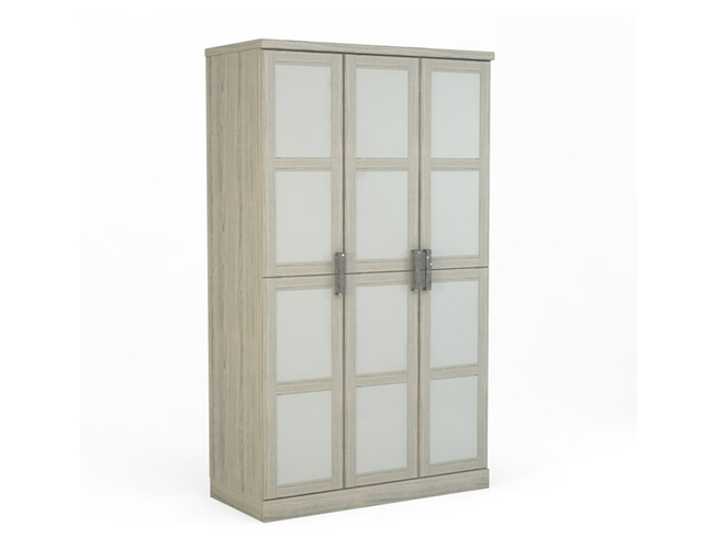 Шкаф распашной 3-х створчатый Парма Комби Тополь