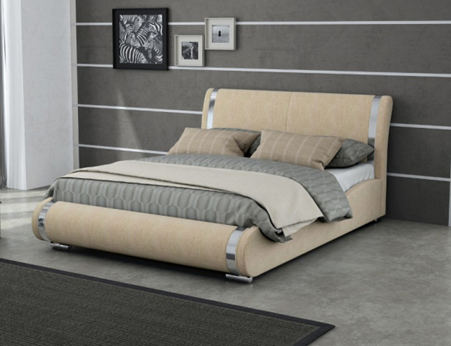 Купить кровать Corso 8 в ткани Глазго Бежевый