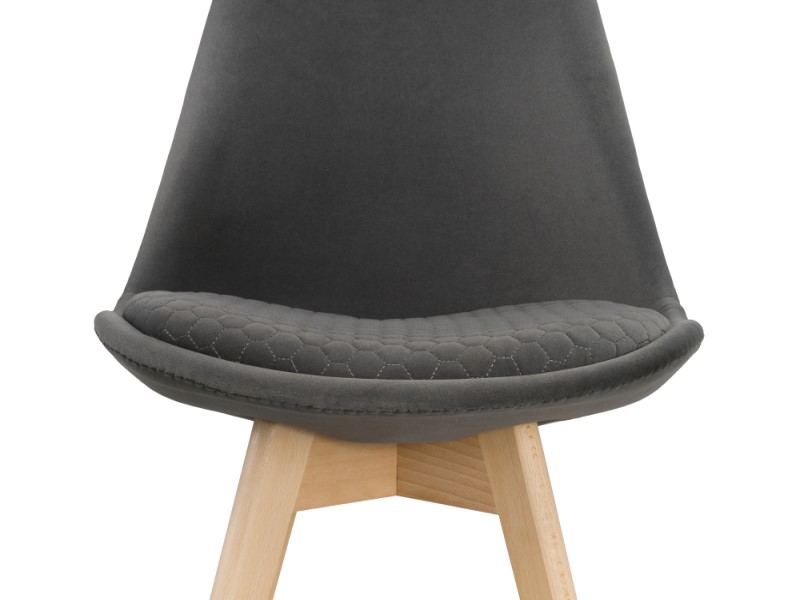 Деревянный стул Bonuss dark gray/wood (Арт.15224)