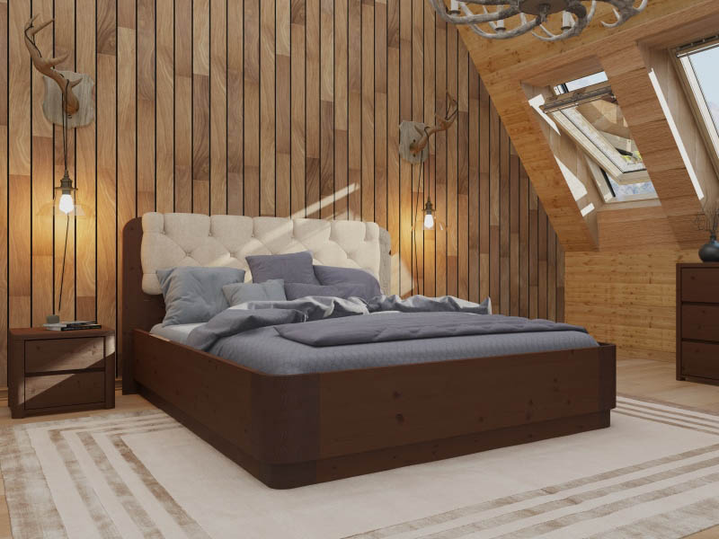 Кровать Wood Home 1 с ПМ